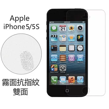 【BIEN】iPhone 5/5S 霧面抗指紋保護貼 (前+後)