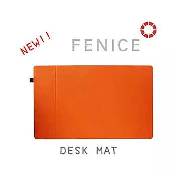 【FENICE】桌墊 - 文具用品 辦公室必備良品橘+深藍