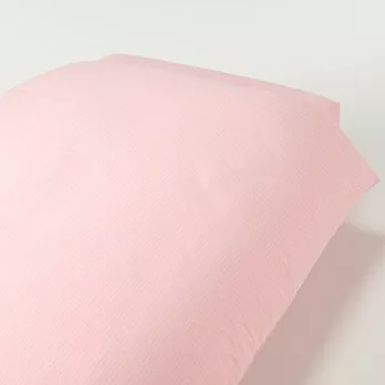 [MUJI 無印良品]牛津棉被套/D/粉紅色條紋/雙人