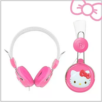 Hello Kitty 經典造型立體聲耳機 日系粉嫩(KT-EM01P)日系粉嫩