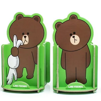 LINE FRIENDS 置物架 BROWN熊大篇