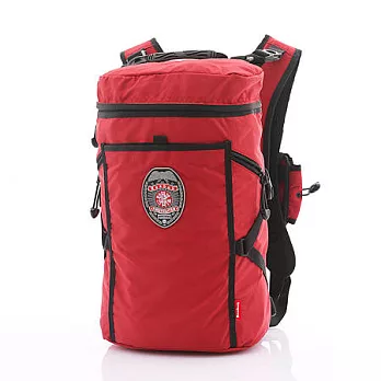 BEEBUB 消防隊2號中型側背+後背兩用包紅色