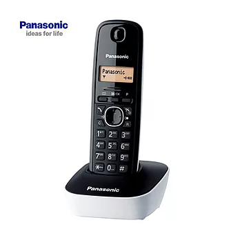 PanasonicDECT數位無線電話_KX-TG1611TWW(二年保固)-優雅白