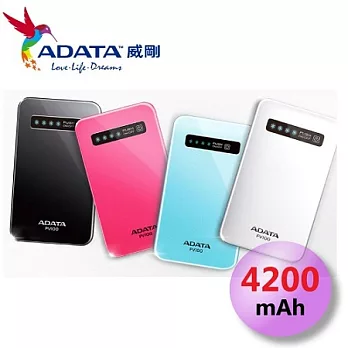 ADATA 威剛 PV100 4200mah 行動電源粉色