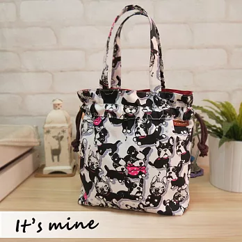 It’s mine 束口方便包系列-法鬥Q將-黑