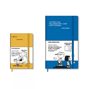 Moleskine 2014-15 18個月限量版史努比週誌(黃色)(硬封面/口袋型)