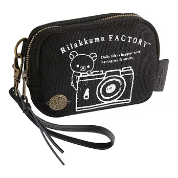 San-X 拉拉熊文創工廠系列帆布數位收納包