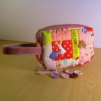 手縫ok!-歡聚小提包(拼布材料包)