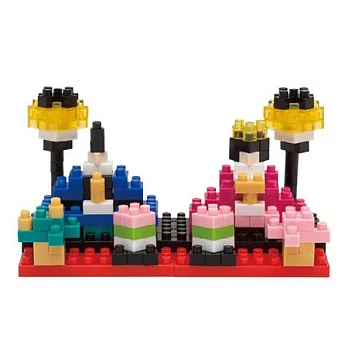 日本河田積木 nanoblock系列 NBC-103 女兒節 雛人形