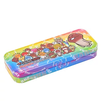 《NIC》菇菇栽培研究室鐵製雙層鉛筆盒(彩虹)