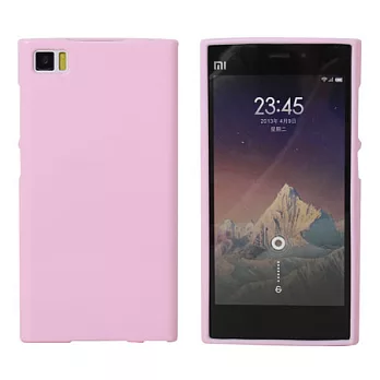 【BIEN】小米3 亮麗全彩軟質保護殼 (粉紅)