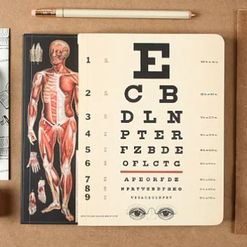 Cavallini_Set of 2 Notebooks筆記本組(2本入)(復古圖表)