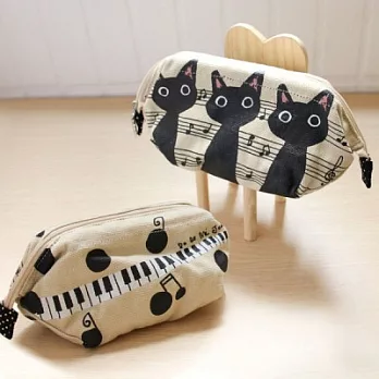 Noafamily,諾亞音符 Cat 化粧包_DJ(12下) P