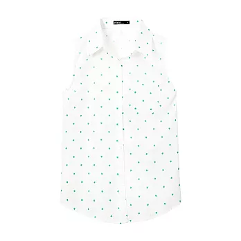 【CACO】CACO SURF.美式休閒.星星無袖襯衫(女)FREE湖綠