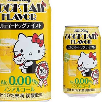 日本DS凱蒂貓無酒精碳酸飲料-Salty Dog口味(40周年限定版)