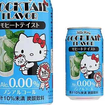 日本DS凱蒂貓無酒精碳酸飲料-Mojito口味(40周年限定版)