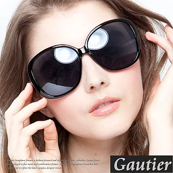 【Gautier】少女時代!提芬妮小臉大框太陽眼鏡-黑系