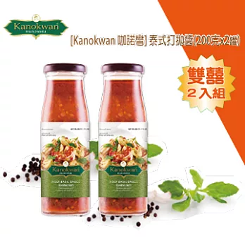 《Kanokwan咖努彎》泰式打拋羅勒醬(x2瓶組)