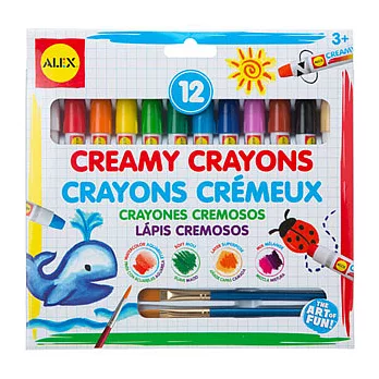 【美國ALEX】溜溜蠟筆(12色)