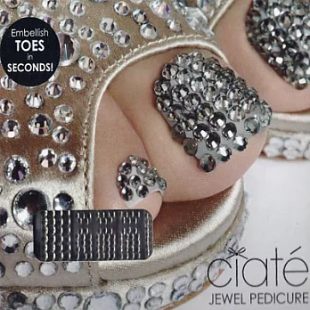 英國Ciaté夏緹 Jewel Pedicure 璀璨星光足部美甲貼組合 - 璀璨銀
