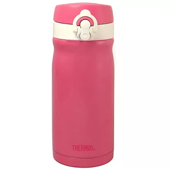 THERMOS膳魔師350ml不鏽鋼真空彈蓋隨手保溫杯(歐蕾系列) JMY-352MR-PRP(紅莓歐蕾)