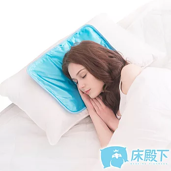 床殿下 ICE COOL 降8度冰酷涼墊 冷氣枕坐墊1入尊榮款(貴族藍)