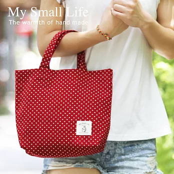 kolykoly微小生活小米提-行李箱(紅點點)