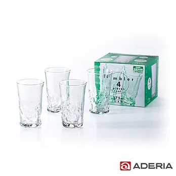 【ADERIA】日本進口和之趣玻璃杯4件套組175ml