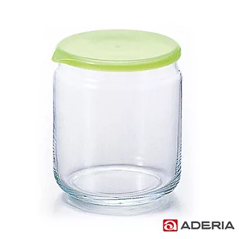 【ADERIA】日本進口收納玻璃罐680ml(綠)