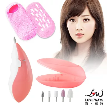 Love Ways羅崴詩凝膠保濕足襪 加贈Love Ways 羅崴詩隨身美甲去繭儀