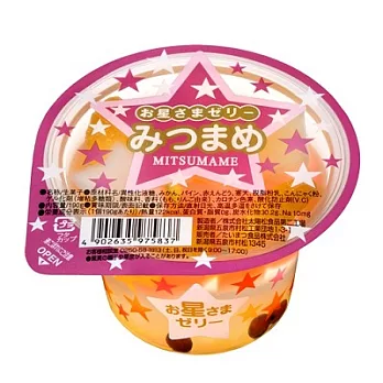 日本【松明】星星果凍杯-蜜豆
