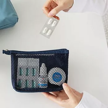 第二代旅行網格萬用包S-海軍藍