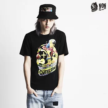 OUTERSPACE 熱帶鸚鵡水果小丑T(黑,白)FREE黑色