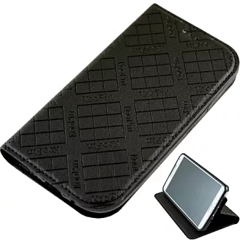 KooPin Samsung Galaxy S4 (I9500) 隱磁系列 超薄可立式側掀皮套沉穩黑