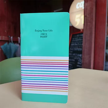《Conifer》2015-48K 2015 DIARY-粉綠線條