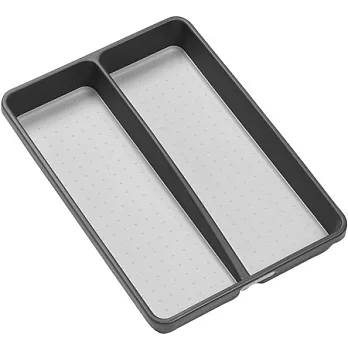 《MADESMART》雙格經典餐具盒(黑mini)