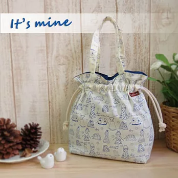 It’s mine 束口方便包系列-圍裙專賣店-白