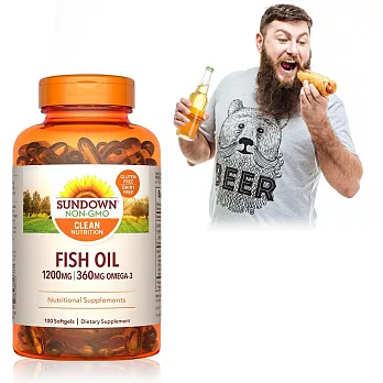 Sundown日落恩賜 天然精萃深海魚油1200mg(100粒/瓶)