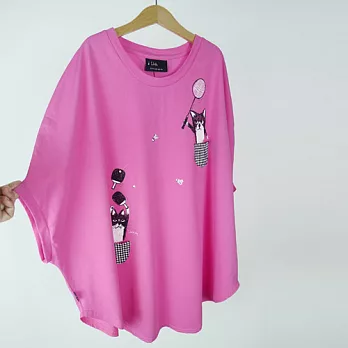 :Urb.【拍拍貓】圓形衣FREE桃紅色