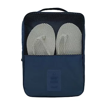 第二代新式旅行鞋袋(可裝3雙)-海軍藍