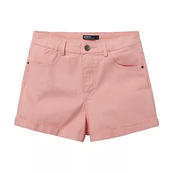 【CACO】Caco SURF-粉彩中腰短褲-女S粉紅