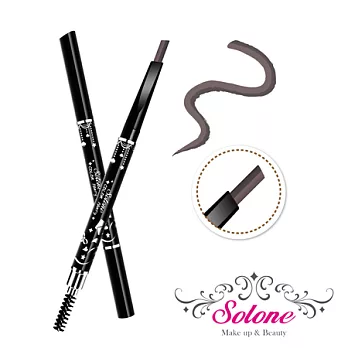 Solone 玩色派對一筆有型魔術眉筆01 自然深棕