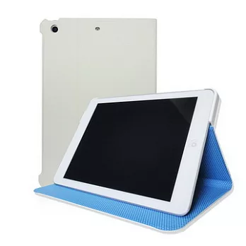 Kalo 卡樂創意 iPad mini 2 超薄撞色皮革保護套時尚白