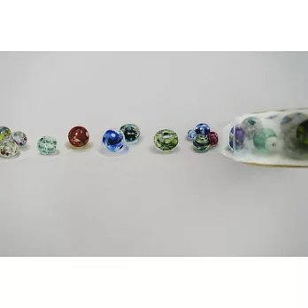 Round Top 和紙膠帶 Summer款琉璃珠