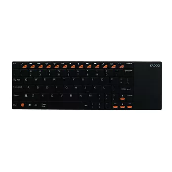 雷柏 E2700 無線多媒體觸控鍵盤 黑