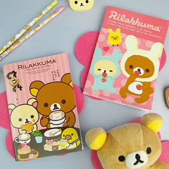 代理版 拉拉熊32開 筆記本 下午茶