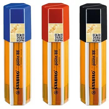 STABILO 德國天鵝牌 point 88 系列 簽字筆 20色六角型盒裝典藏組 一盒20支入(型號:8820-1)