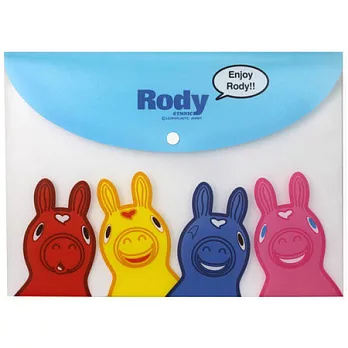 代理版 RODY 橫式文件袋 圓點