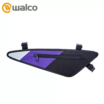 Walco Purple Frame Triangle Bag單車三角包-紫色款紫黑