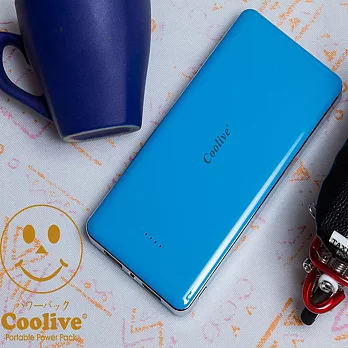 Coolive『酷派天使』8000mAh 行動電源☆藍天使